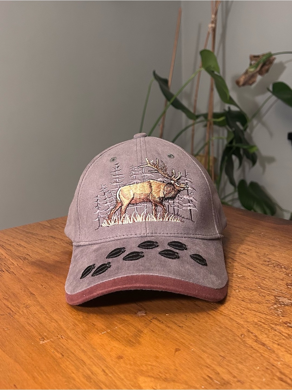 Vintage Y2K Bennezette Elk County Pa Nature Animal Strapback Dad Hat Cap
